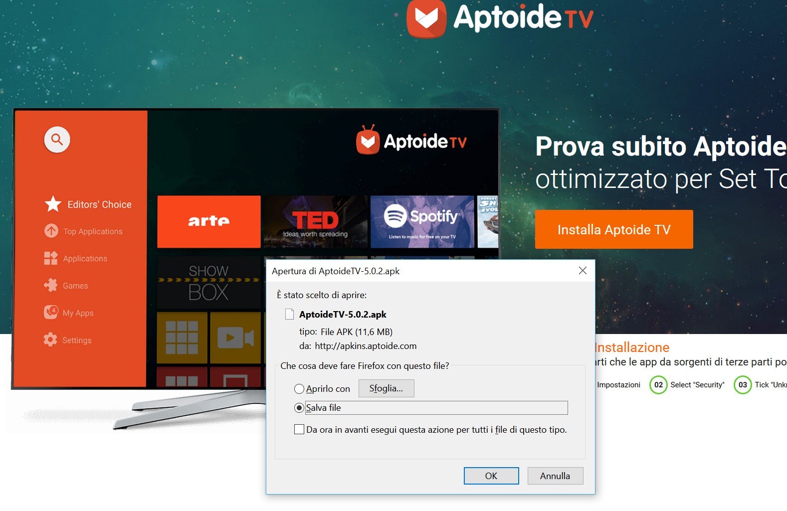 Installare Aptoide Su Amazon Fire Stick