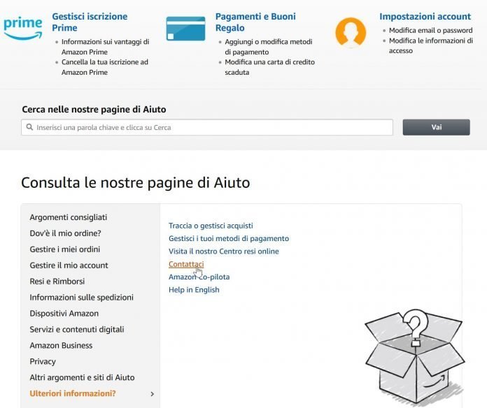 Come Parlare Con Un Operatore Amazon Italia